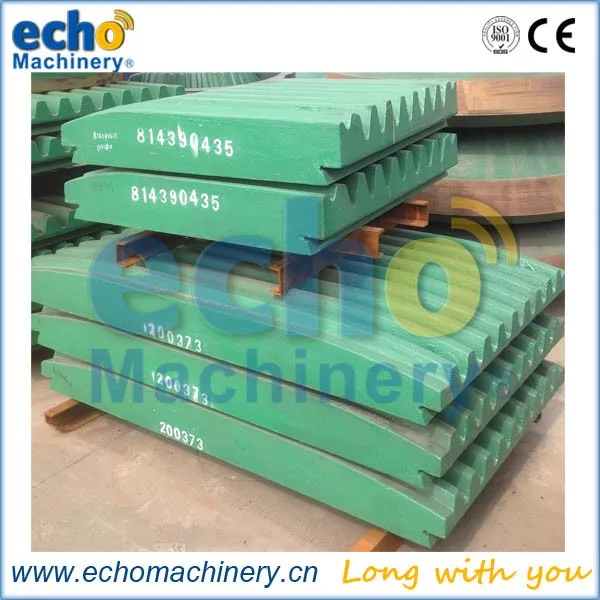 C200 Fixed Jaw Plate N11948450 and Swing Jaw Plate N11942233 for Quarry Teeth