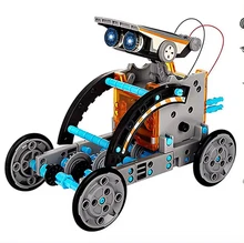 2023 Projects 12-In-1 Solar Robot Toys Diy Building Science Experiment Kit For Kids Assembling Education Powered Toy