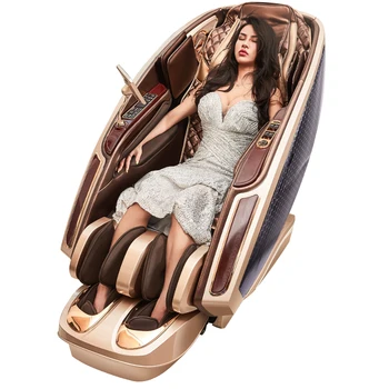 Germany Factory Direct 4D Coin Operated Shampoo 3D AI Neck Spa Musical Massager Vibration Body Recliner Bed Food Massage Chair