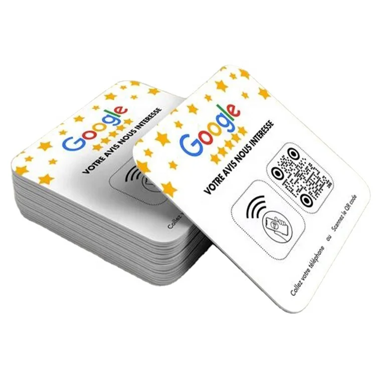 Google Review NFC Plate Sign with QR Code