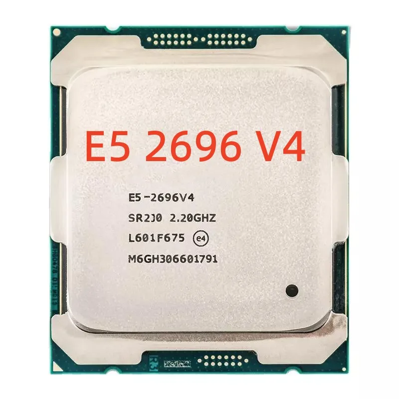 E5-2696 V4 Xeon E5-V4 CPU 22-cores 2.20GHZ 55MB 14nm LGA2011-3 E5