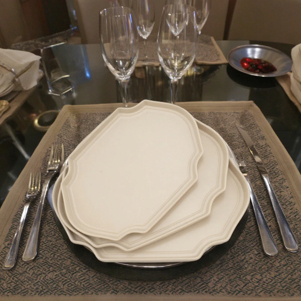 FENN steak personalized ceramic plates / engraved tapas plate for hotel