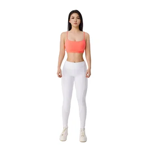 Low Cost Shockproof Women Sport Bra Top Solid Color Breathable Gym Leggings Fitness Workout Yoga Set