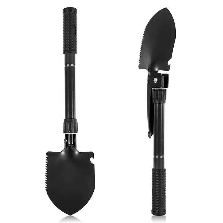 Туристическая тактическая садовая лопата, многофункциональная портативная складная лопата для самообороны и выживания