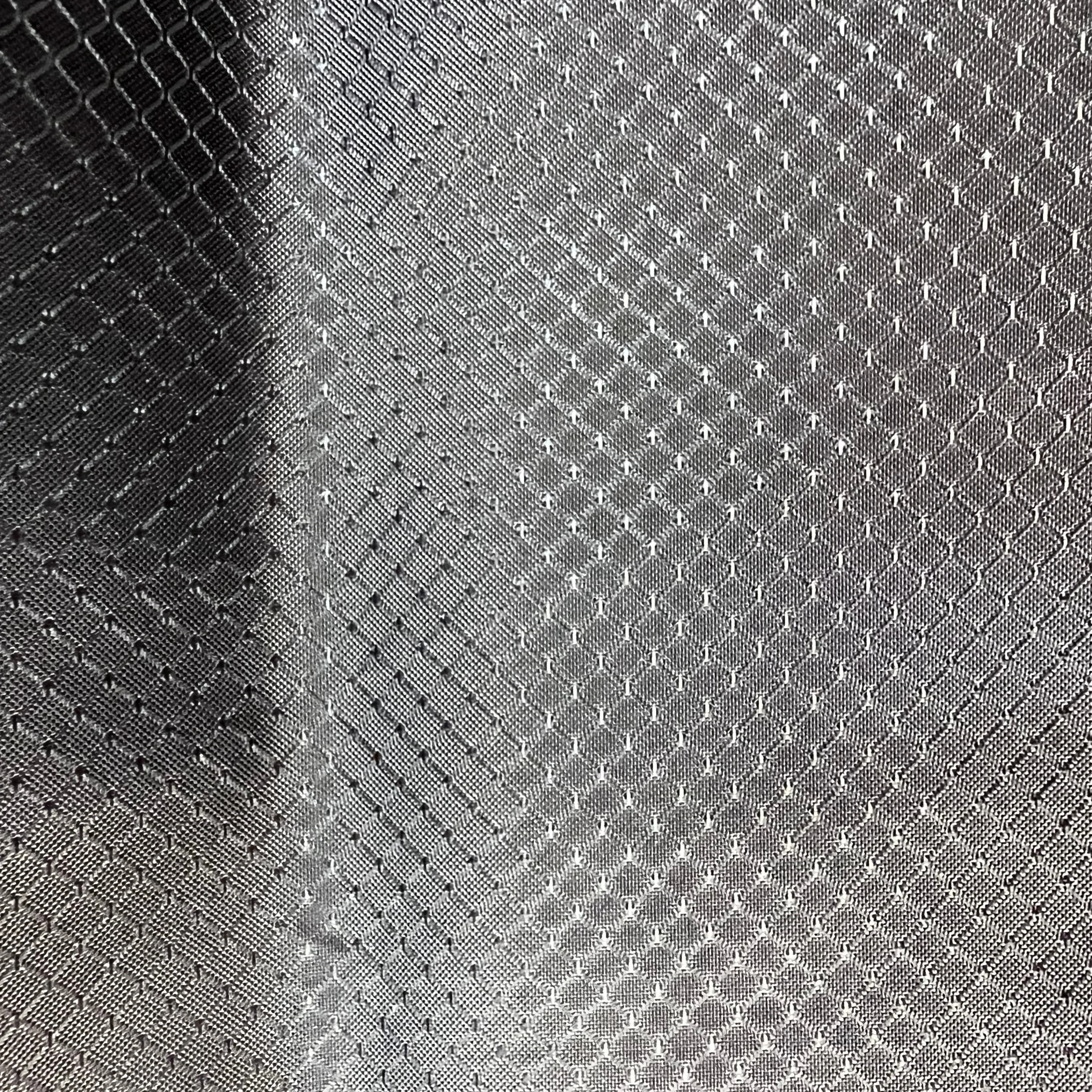 Oxford Fabric 400Dx300D 70% Nylon & 30% Polyester, Diamond Ripstop design, PU2000 + DWR + anti-UV (UPF 40+) coatings