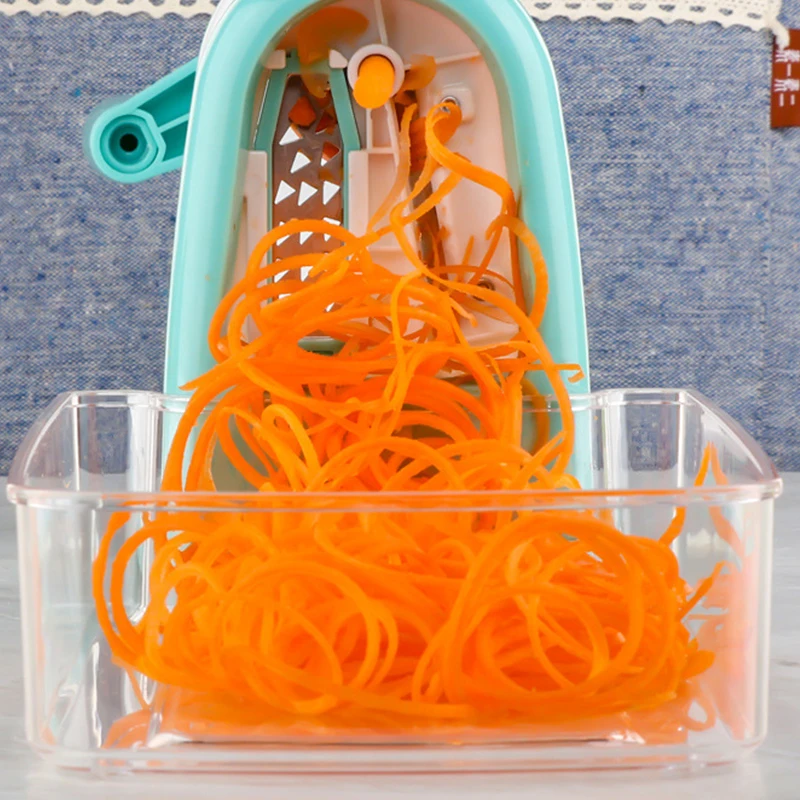 Household Manual Graters Spiral Cutter Multifunction Fruit Vegetable Potato Cutter Stainless Steel Grater Kitchen Tools