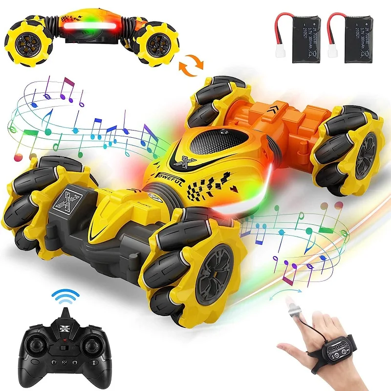 Gesture RC Car 4WD Gesture Sensing RC Stunt Car Toys for 6-12 yr  Boys Girls B09KGQH4R9