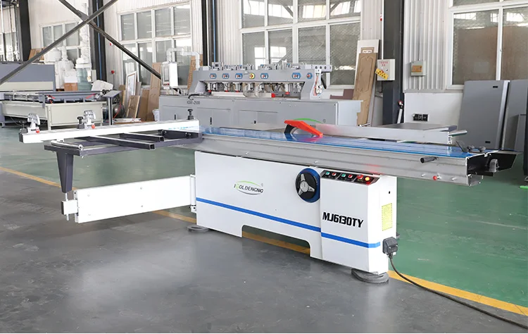 Automatic Sliding Table Panel Saw Wood Cutting Machine Woodworking ...