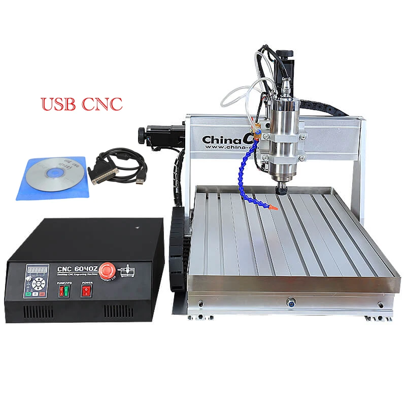 Gantry Structure 6040 3 Axis Ball Screw CNC Milling Machine