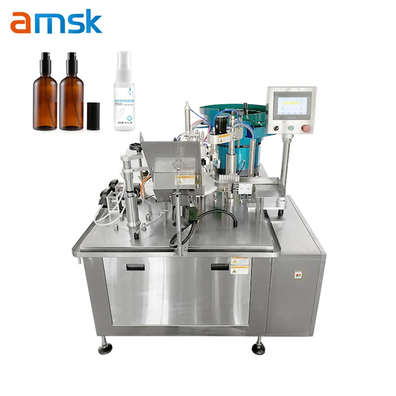 Electric Automatic Essential Oil Liquid Water Penicillin Bottle Filling Capping Machine for PET Chemical Beer Powder Packaging