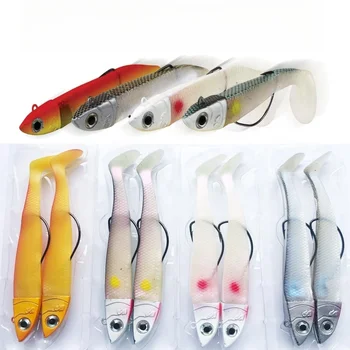 Yousya Hot Sale Multi Color T-Shape Realistic Lead Head Hard Metal Hook Sidewinder Minnow Fishing Lure for Bass Trout Fishing