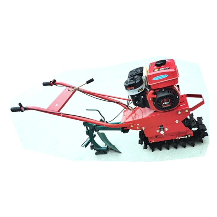 China Multi Functional Mini Cultivator Hand Power Tiller With Flip Plow