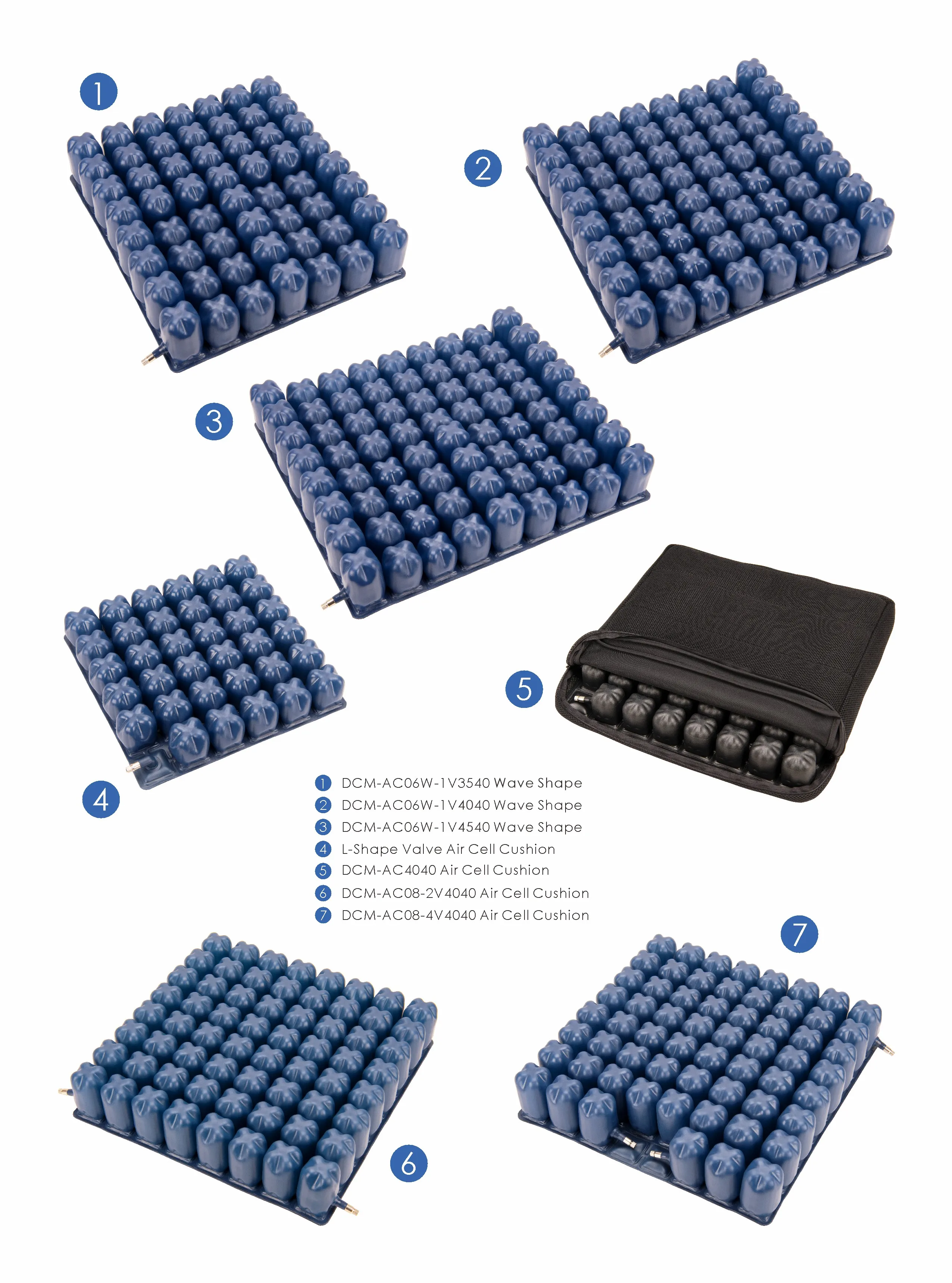 Dcm-ac08-1v4040,Variety Of Sizes Tpu,Pvc Inflating Roho Air Cell ...