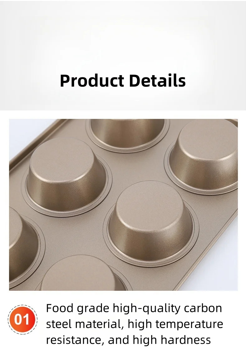24 cups mould for round egg cakes pudding homemade oven baking-6