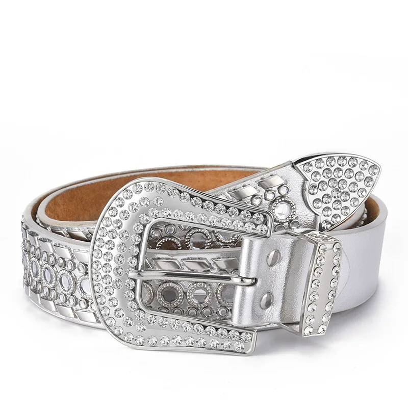 diamond encrusted belt buckle