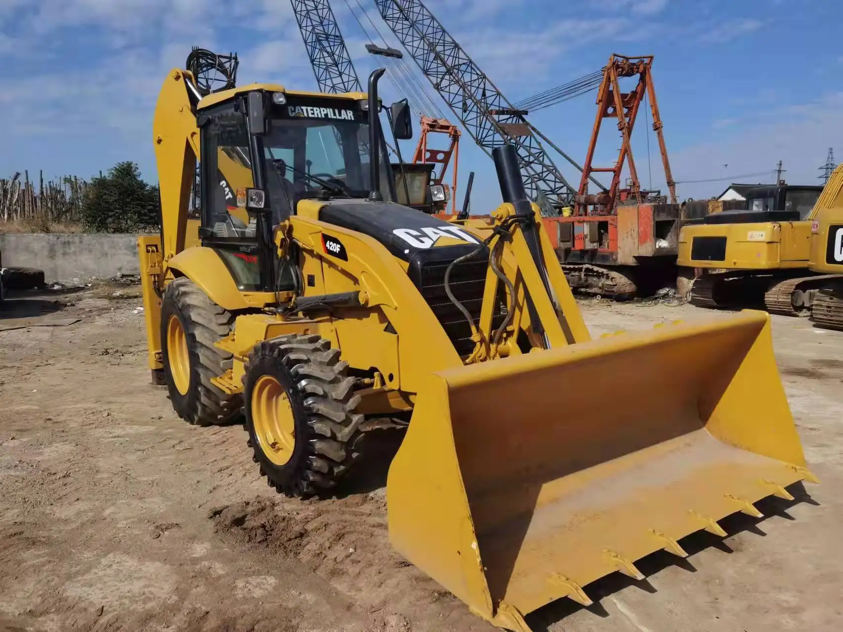 Paint Backhoe Used Loader Japan Original Paint 20ton Used Backhoe Loader Caterpillar ...