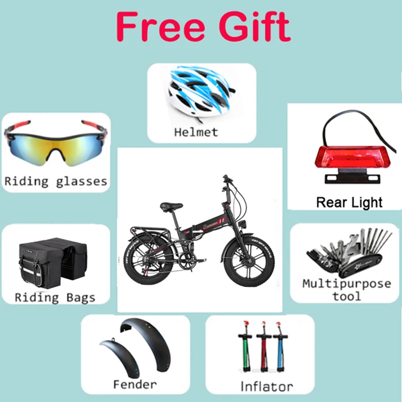 RANDRIDE YX20M PLUS - Dual Motor Electric Folding Bike