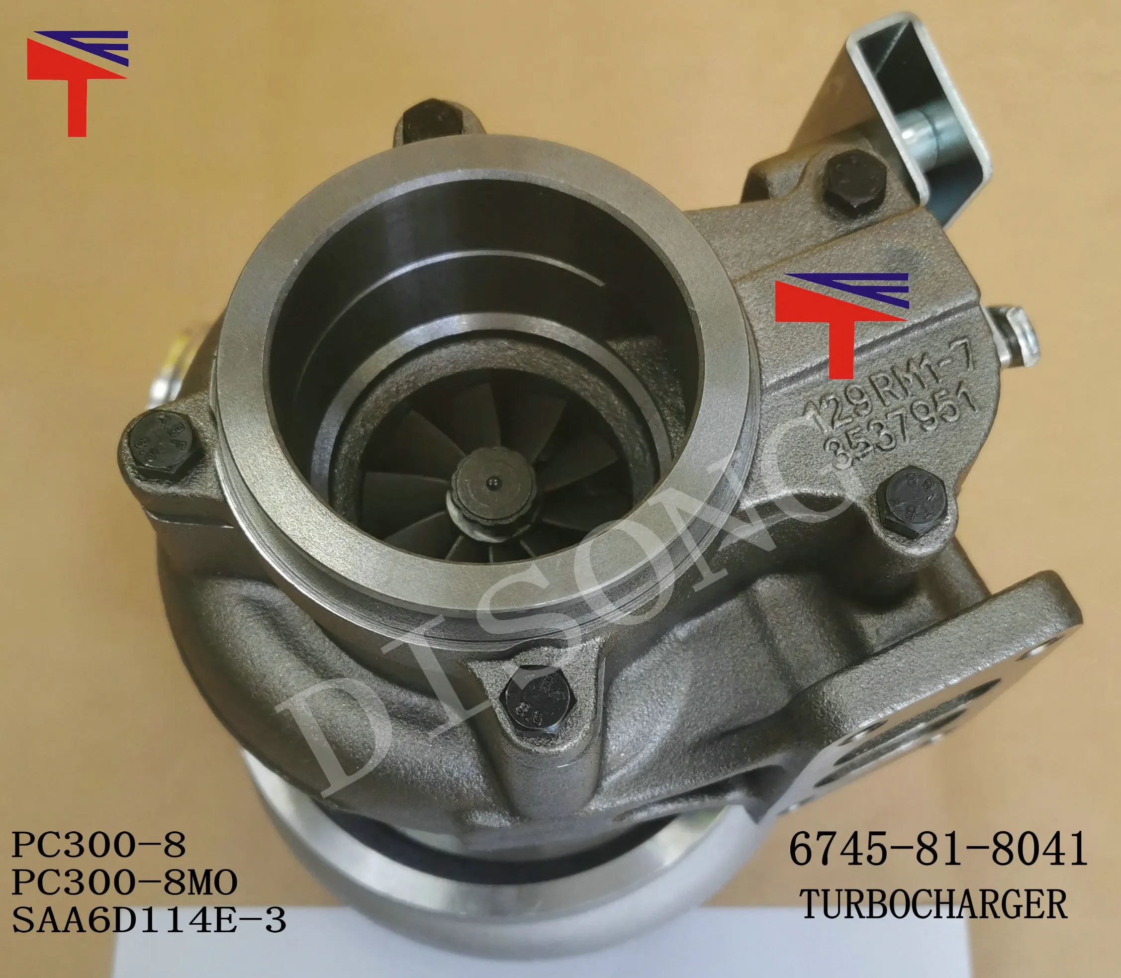 5.4　③ Machinery Engine Turbocharger 6745-81-8041 for Diesel Engine