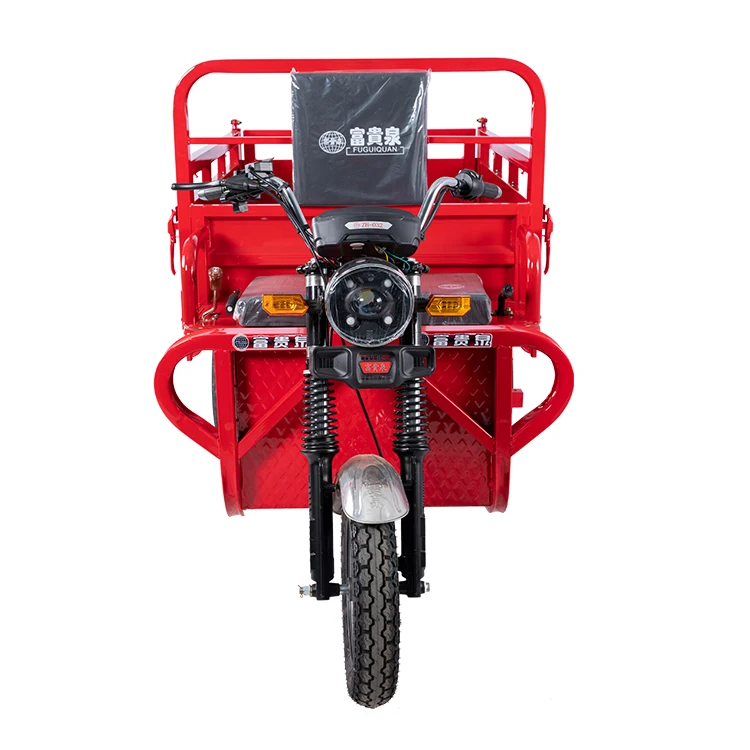 FGQ Heavy Duty Adult Truck 5 Wheels Cargo Electric Agricultural Tricycle