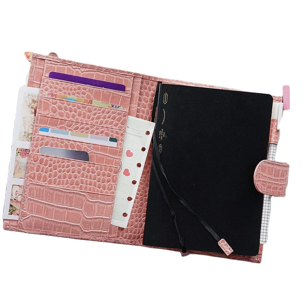 A7 Wallet, A7 Pink Binder, Budget Binder, PU Leather Budget