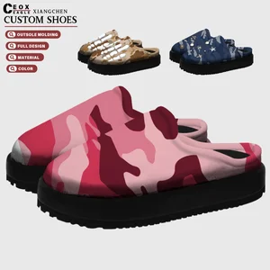 Wholesale Price Custom Large Order Comfortable Anti-slippery Soft High Quality Custom Logo Winter slippers Custom slippers