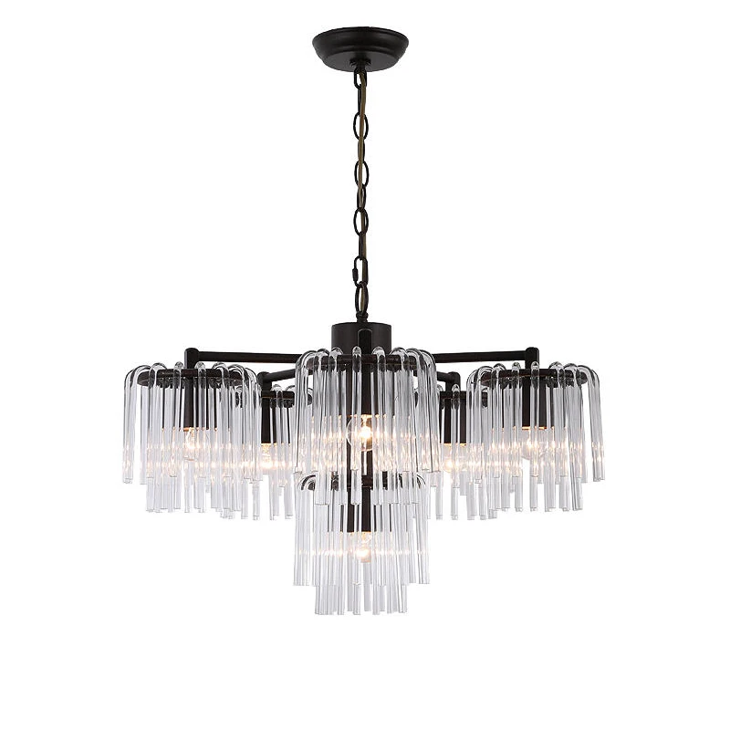 MEEROSEE Luxury Modern Glass Chandeliers Lights Nordic Lighting Chandelier For Living Room Creative Glass Pendant Light MD98009