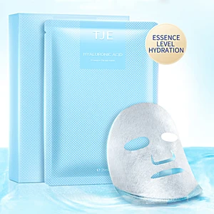 Natural Hyaluronic Acid Face Mask Glycerin Sheet Form for Hydrating Whitening Acne Treatment