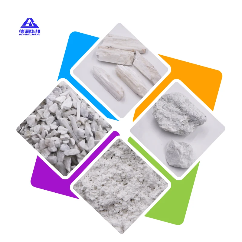 Fine Wollastonite Powder for Fire-Resistant Filler in Construction Coatings Rubber Plastics Ceramics Friction Materials