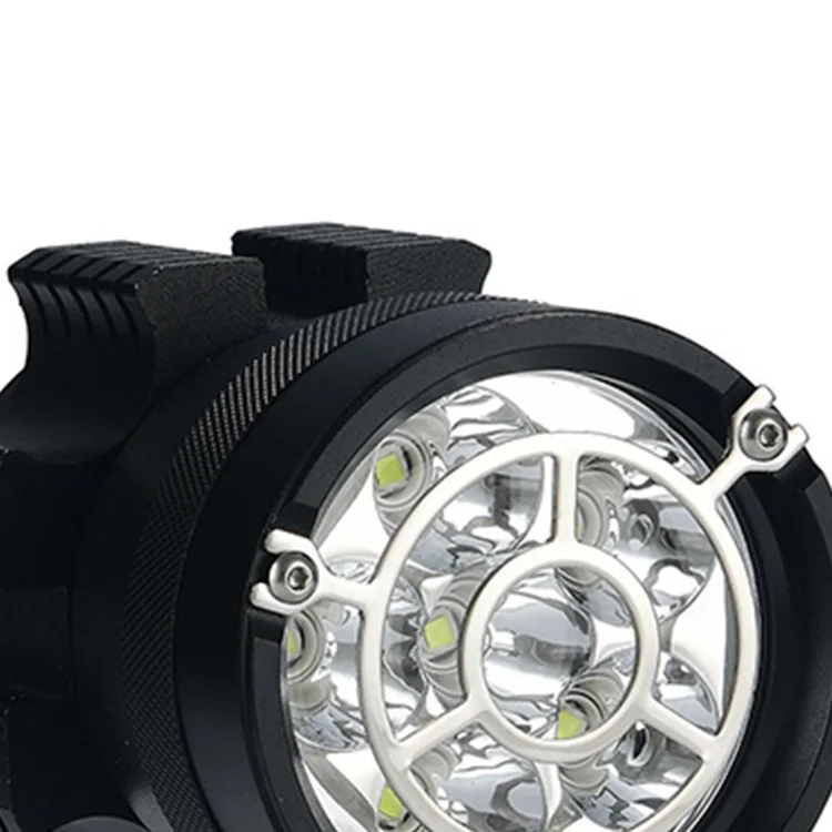 Заводская поставка, 6 бусин, 60 Вт, круглая Водонепроницаемая светодиодная фара для автомобиля, мотоцикла, велосипеда