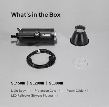 Godox SL150III SL200III SL300III LED Video Light 150W Bowens Mount Daylight Balanced Flash Godox Studio detail image