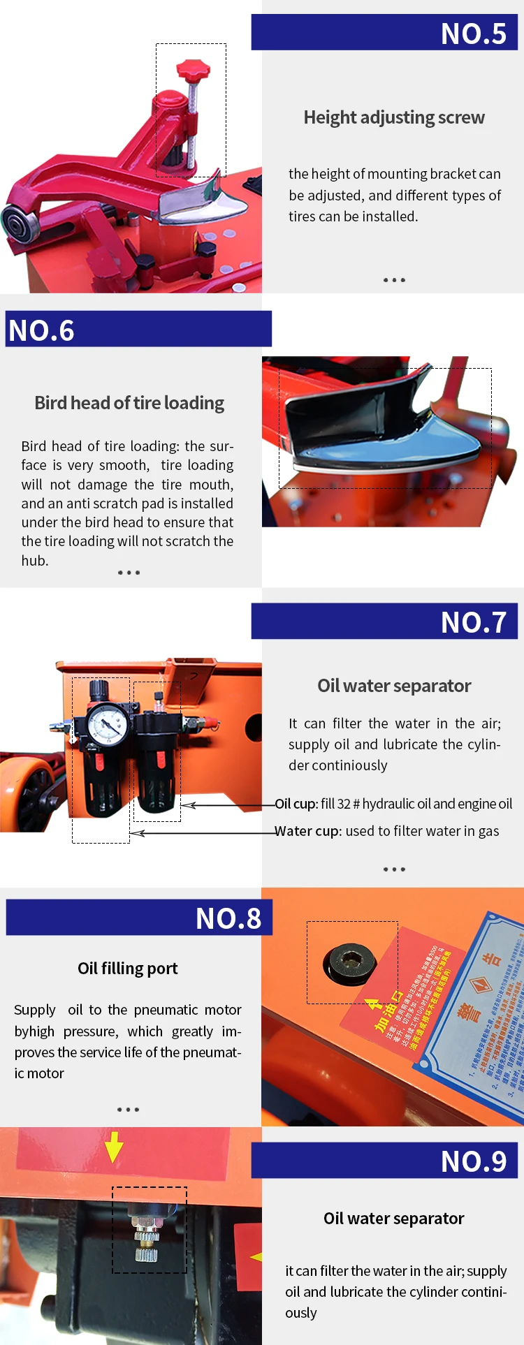 engineering vehicle tyre remove machine