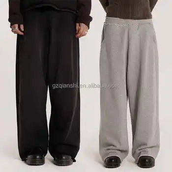 thumbnail image 2 of Custom Streetwear Y2k Flared Track Pants Manufacturer Cotton Flare Sweat Pants Men Long Trousers 2 of 9