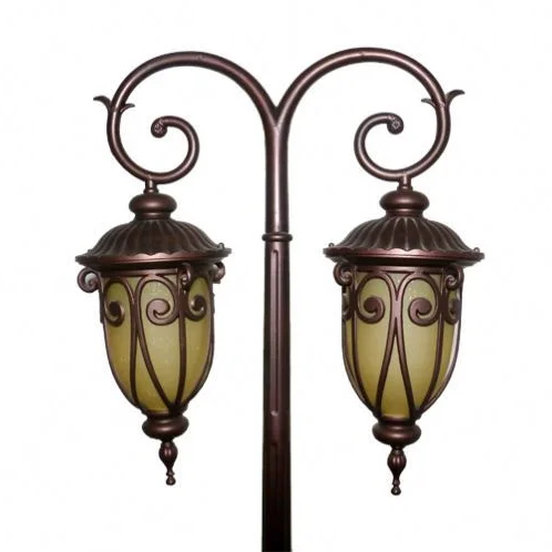 outdoor light fixtures european type aluminum alloy full copper led pier pillar post top garden fence mount light