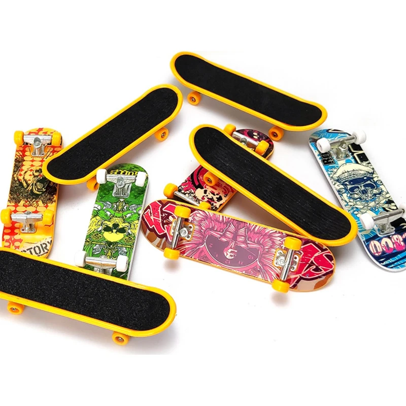 Mini Alloy Finger Board para crianças, Fingerboard, Skate Boarding