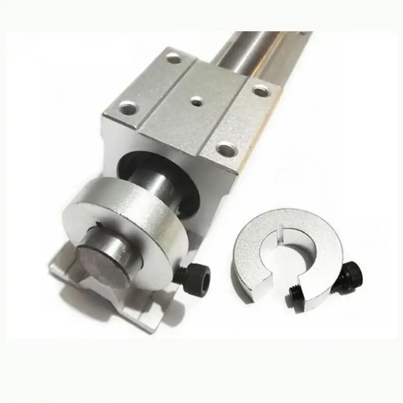 TEBAK D-29 Aluminum Open Type Optical Axis Clamping Ring Clamp Shaft Sleeve Fixing Ring SCS SBR Linear Rail Stop Collars