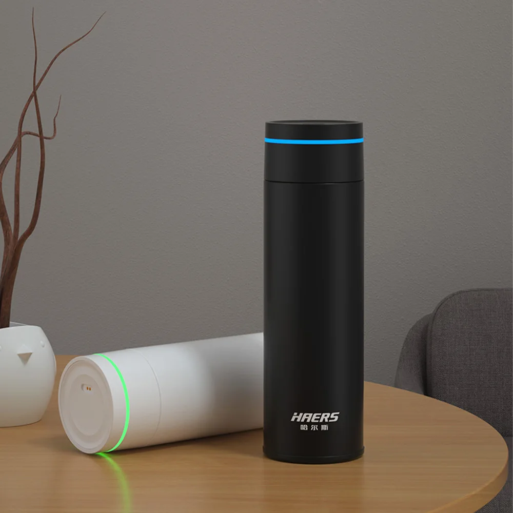 2023 Hot Selling 500ml LED Display Thermos 304/316 Stainless Steel Smart Water Bottle with Reminder to Drink Water