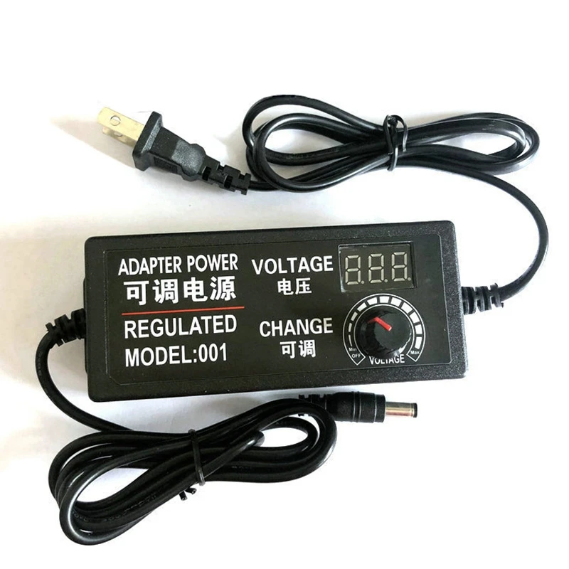 Adjustable Power Adapter Supply 3-12V/9-24V Motor Speed Controller AC 100-240V 