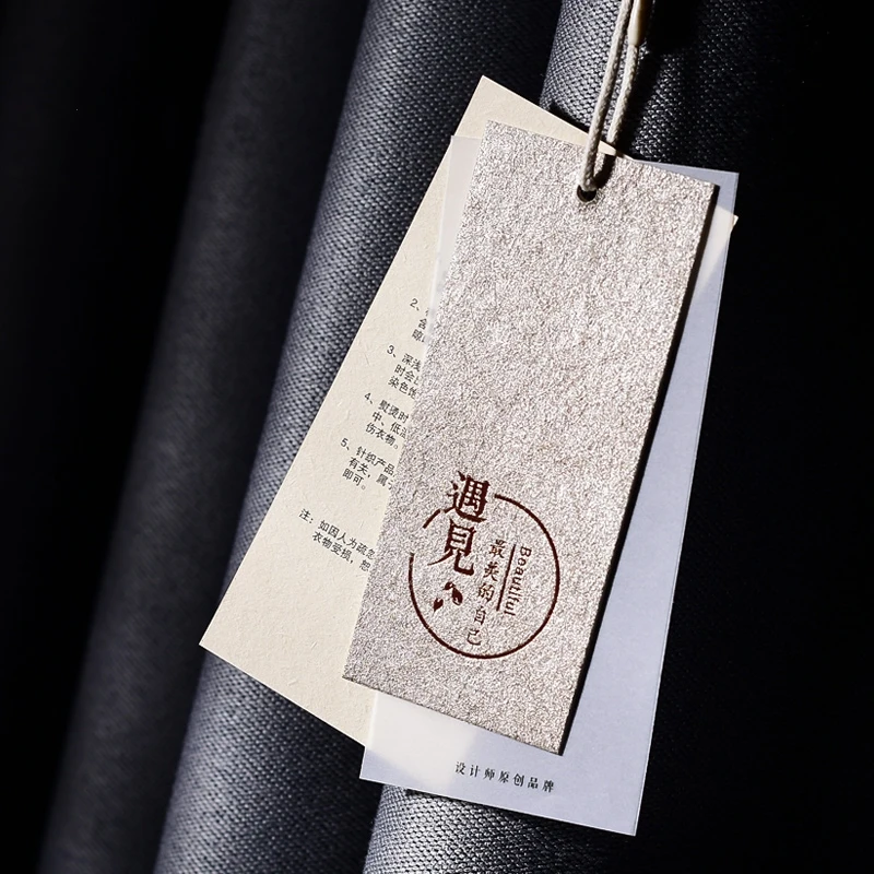 custom luxury hang tag garment tags price tags