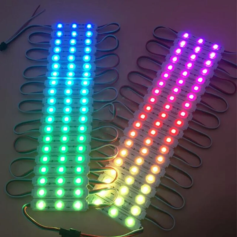 DC 12V CE RoHS Backlight Channel Letter Sign Board Lens Pixel WS2811 1903 High Quality 5050 Injection RGB LED Module