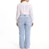 Bleu clair - Jambe large