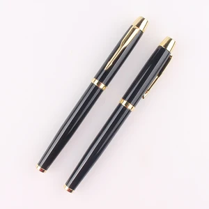 Luxury Collection Hotel Metal Steel Fountain Pen With Custom Logo Laser Engraving Ink for Men Gift Nibs Box Set