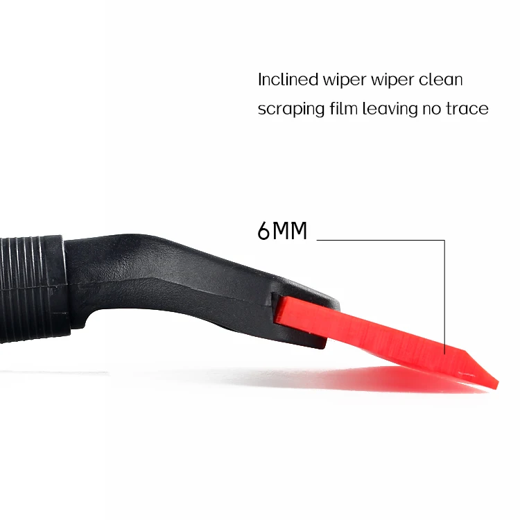 Soft silicone squeegee water blade wiper