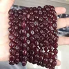 Calcédoine couleur grenat
