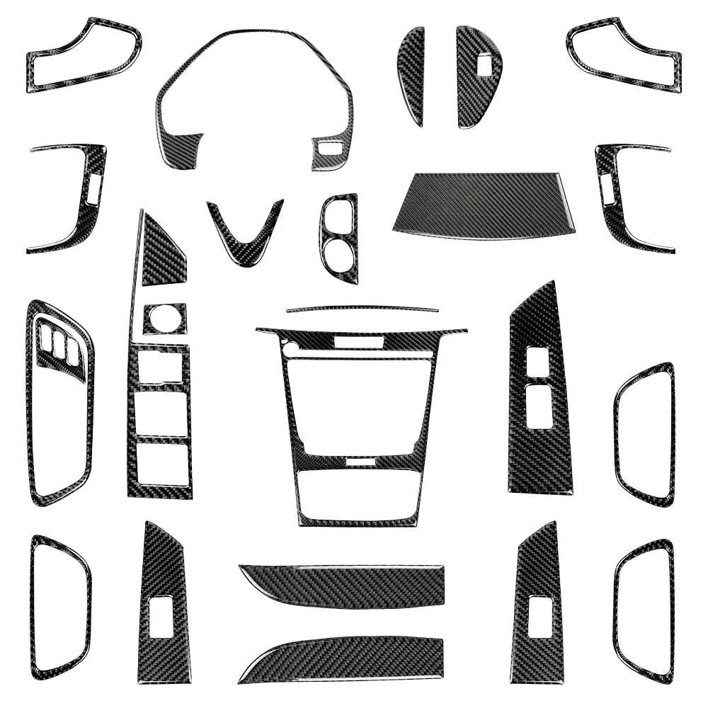 Shasha Service Real Carbon Fiber Full Interior Kit For Acura Tlx 2015-2020