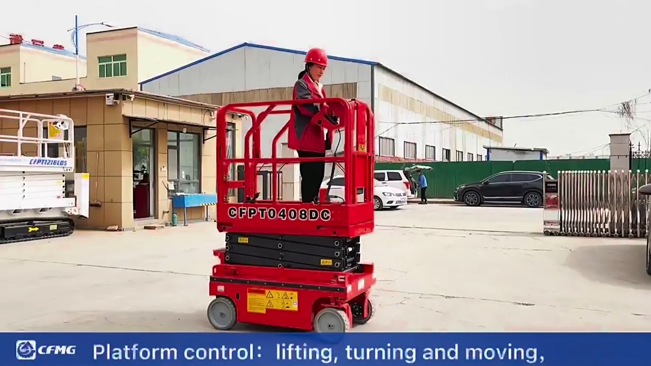 Hydraulic Mobile Electric Scissor Lift Indoor Outdoor Aerial Lifts Man ...