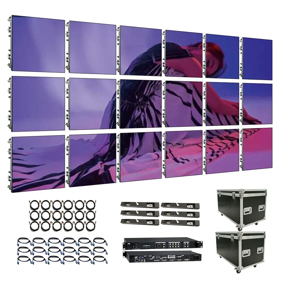 Full color 500x500mm Indoor SMD P2.6/P2.976/P3.91 Rental LED display stage LED screen  Event LED Wall Display