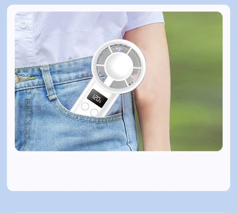 Mini Handheld Cooling Fan, USB, Portable - detail 12