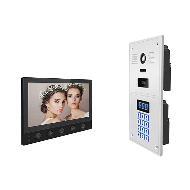 Door Bell With Camera Screen for Normal Family with Indoor Unlock and 7 Inch Screen