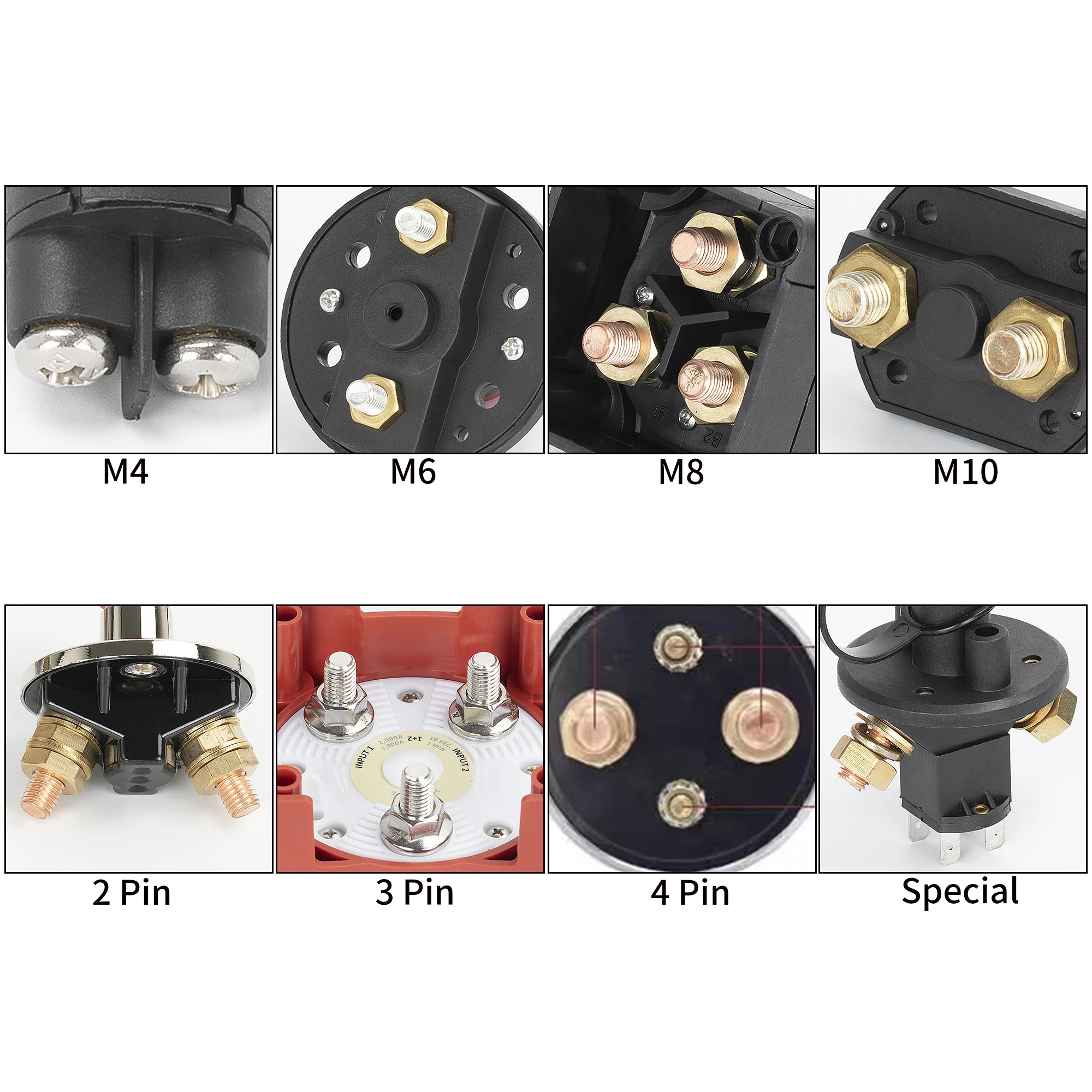 12V-50V 50A MINI PANEL MOUNT BATTERY ISOLATOR
