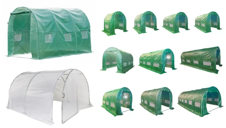 Eco-Friendly Outdoor Orangery Greenhouse Garden Greenhouse Steel/Metal Frame Easily Assembled Glass Structure Samples Available factory